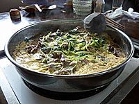 柳川風の料理